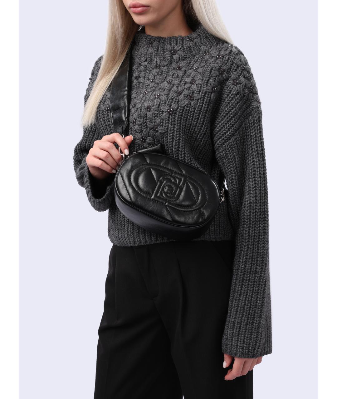 LIU JO Черная сумка через плечо, фото 2