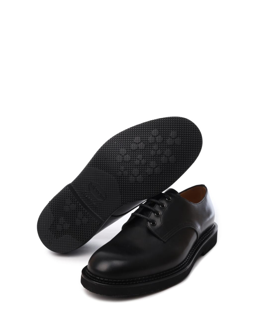 PREMIATA Черные кожаные туфли, фото 4