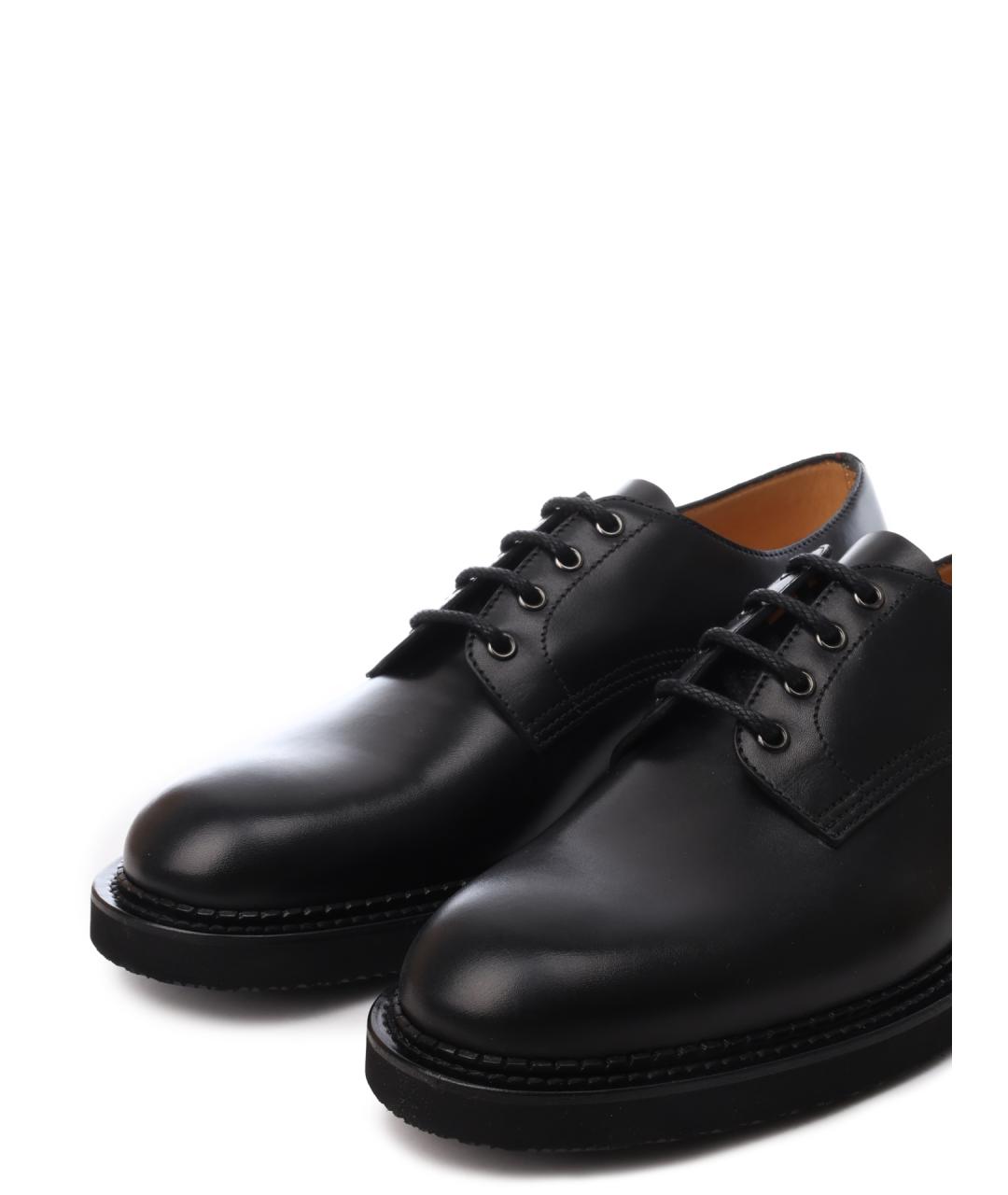 PREMIATA Черные кожаные туфли, фото 6