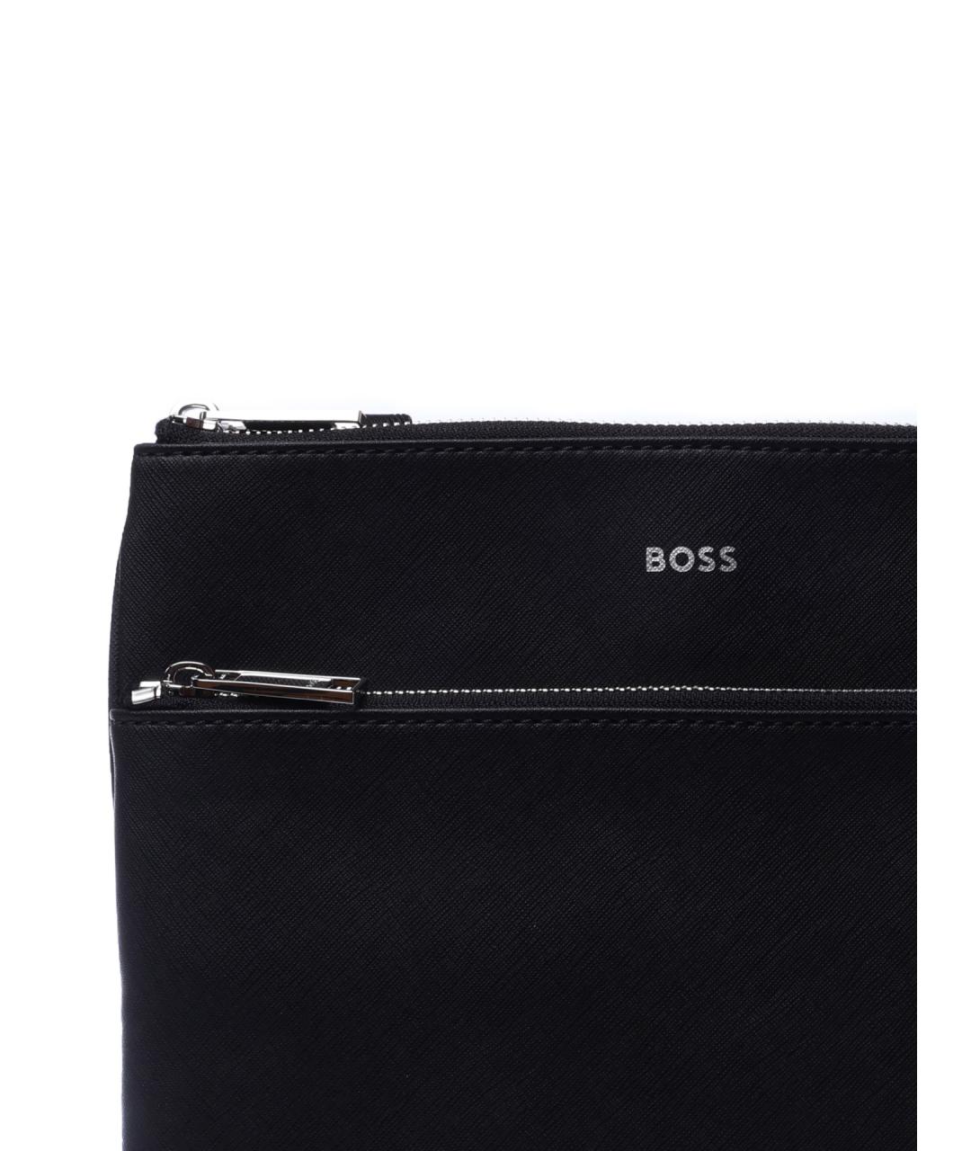 HUGO BOSS Кожаная сумка на плечо, фото 3