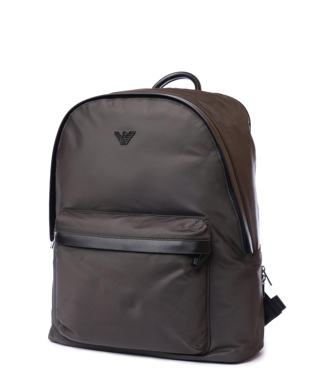 EMPORIO ARMANI Серый рюкзак, фото 2