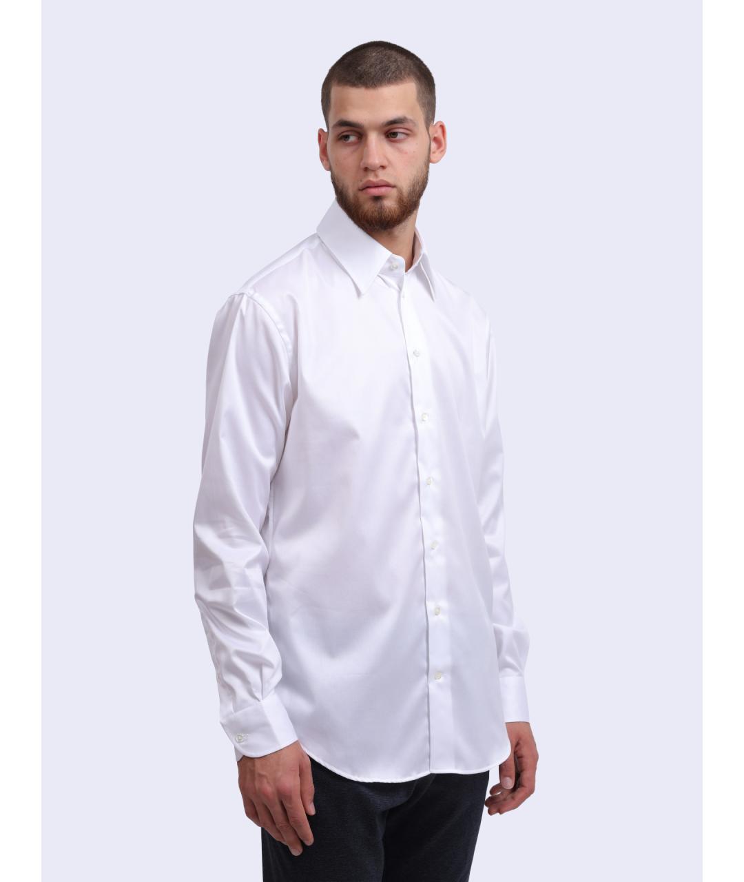 EMPORIO ARMANI Белая кэжуал рубашка, фото 3