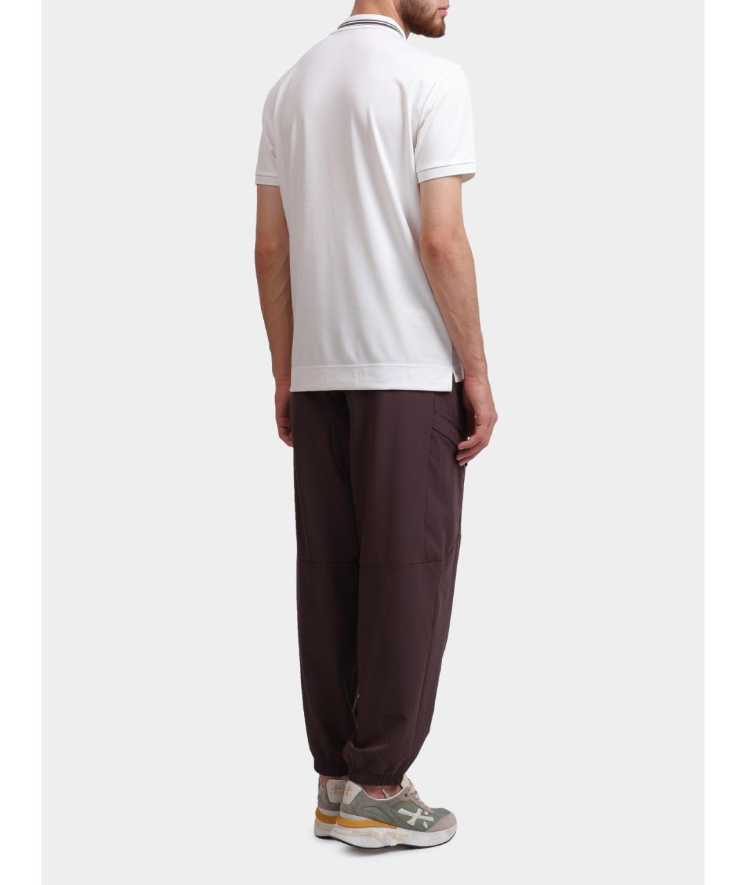 EA7 Коричневые повседневные брюки, фото 5