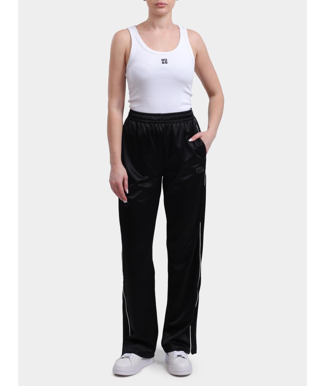 HUGO Черные прямые брюки, фото 2