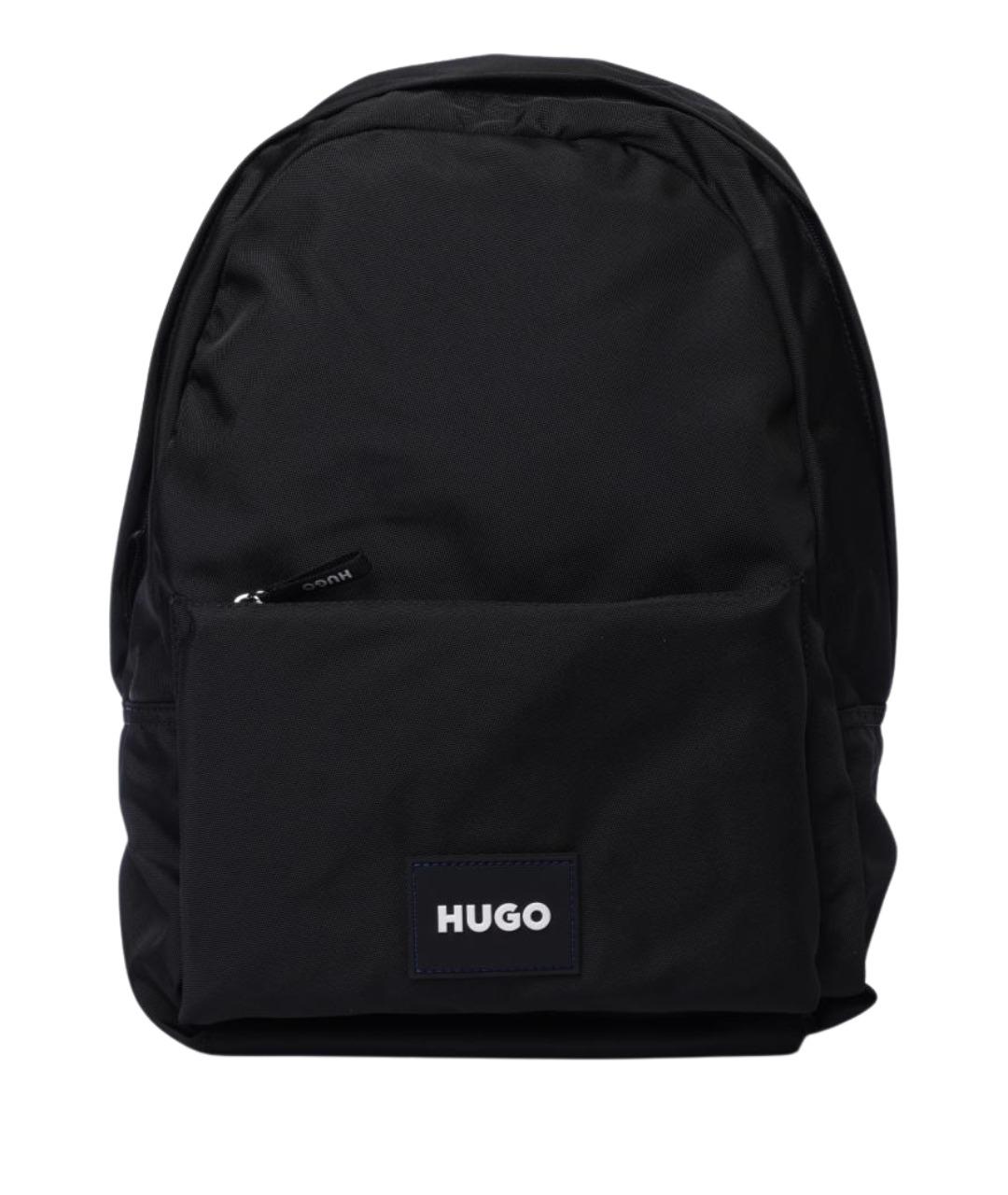 HUGO Черный синтетический рюкзак, фото 1