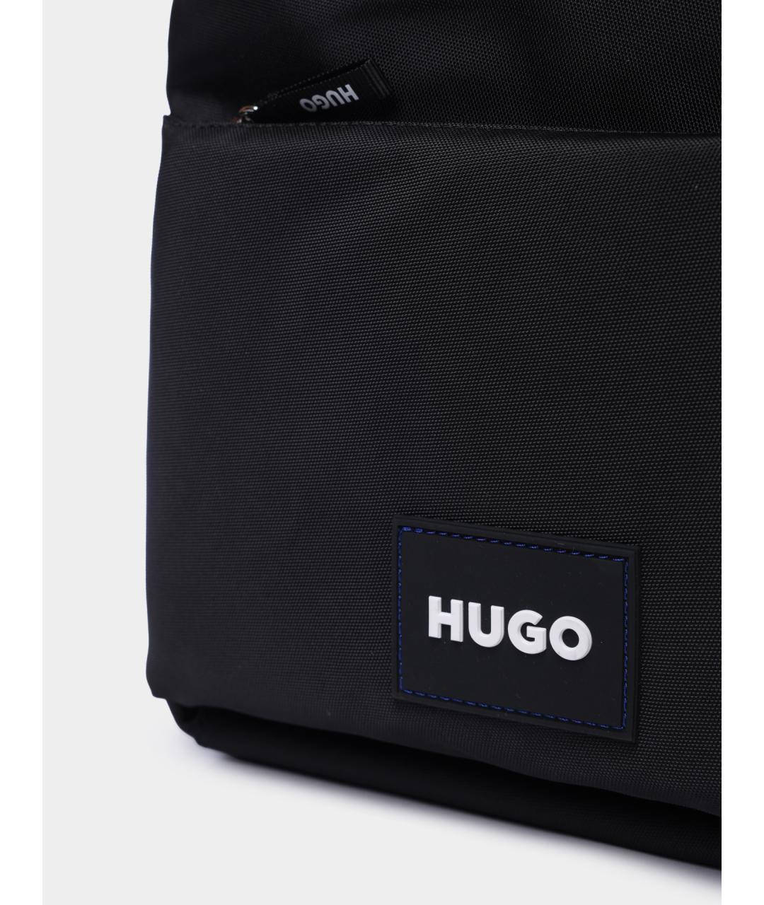 HUGO Черный синтетический рюкзак, фото 3