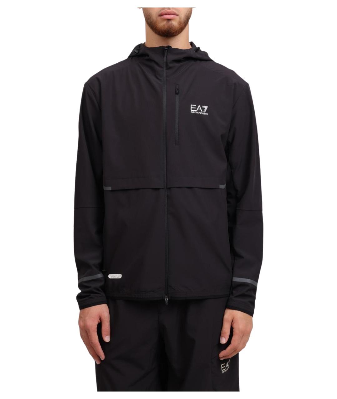EA7 Черная куртка, фото 1