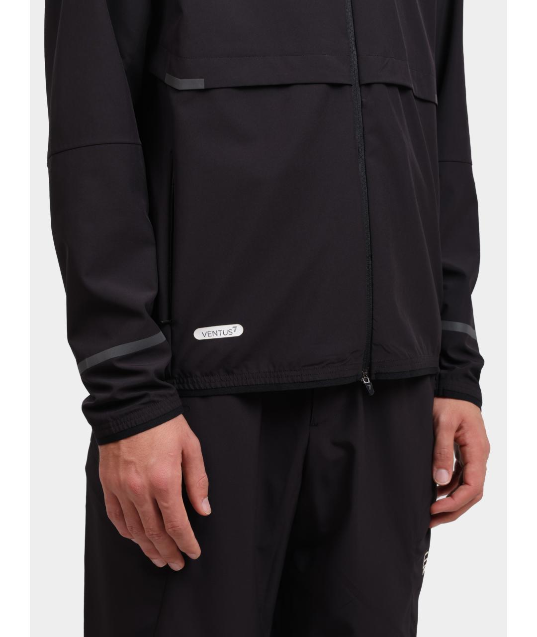 EA7 Черная куртка, фото 4