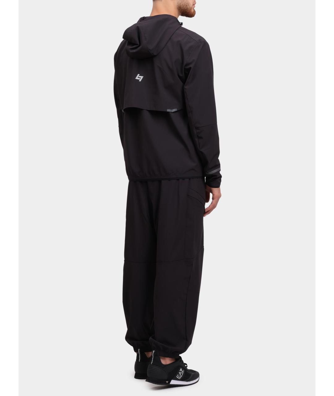 EA7 Черная куртка, фото 5