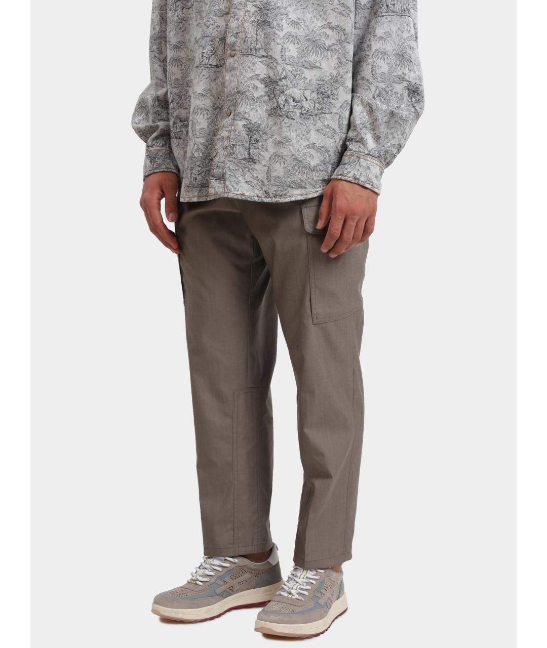 ETRO Серые повседневные брюки, фото 3