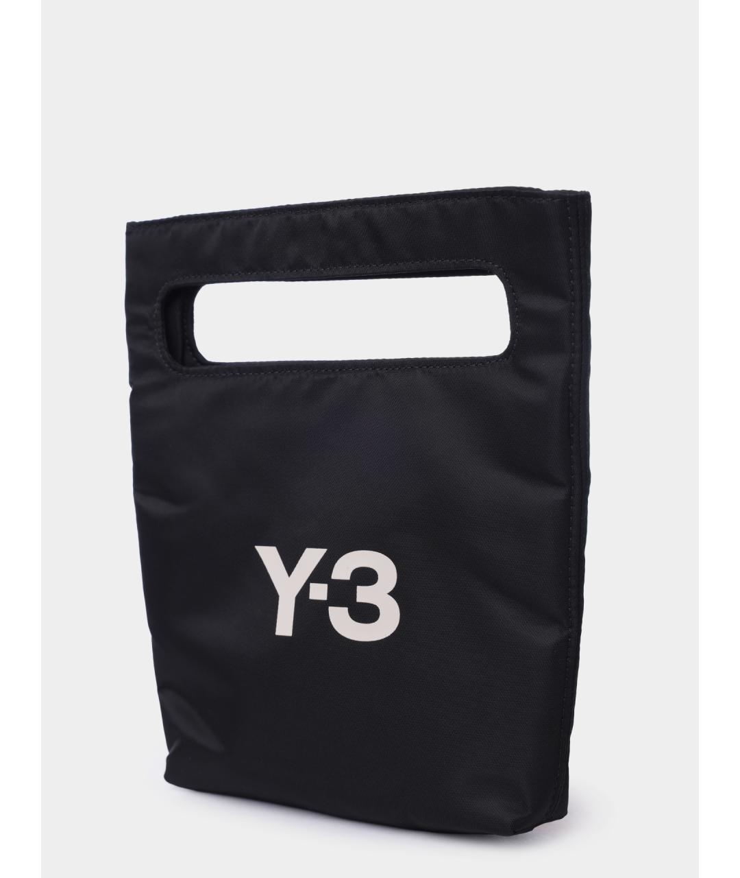 Y-3 Черная сумка с короткими ручками, фото 2