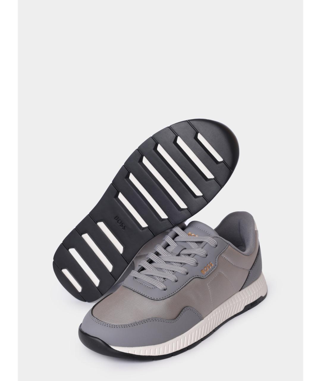 HUGO BOSS Текстильные низкие кроссовки / кеды, фото 4