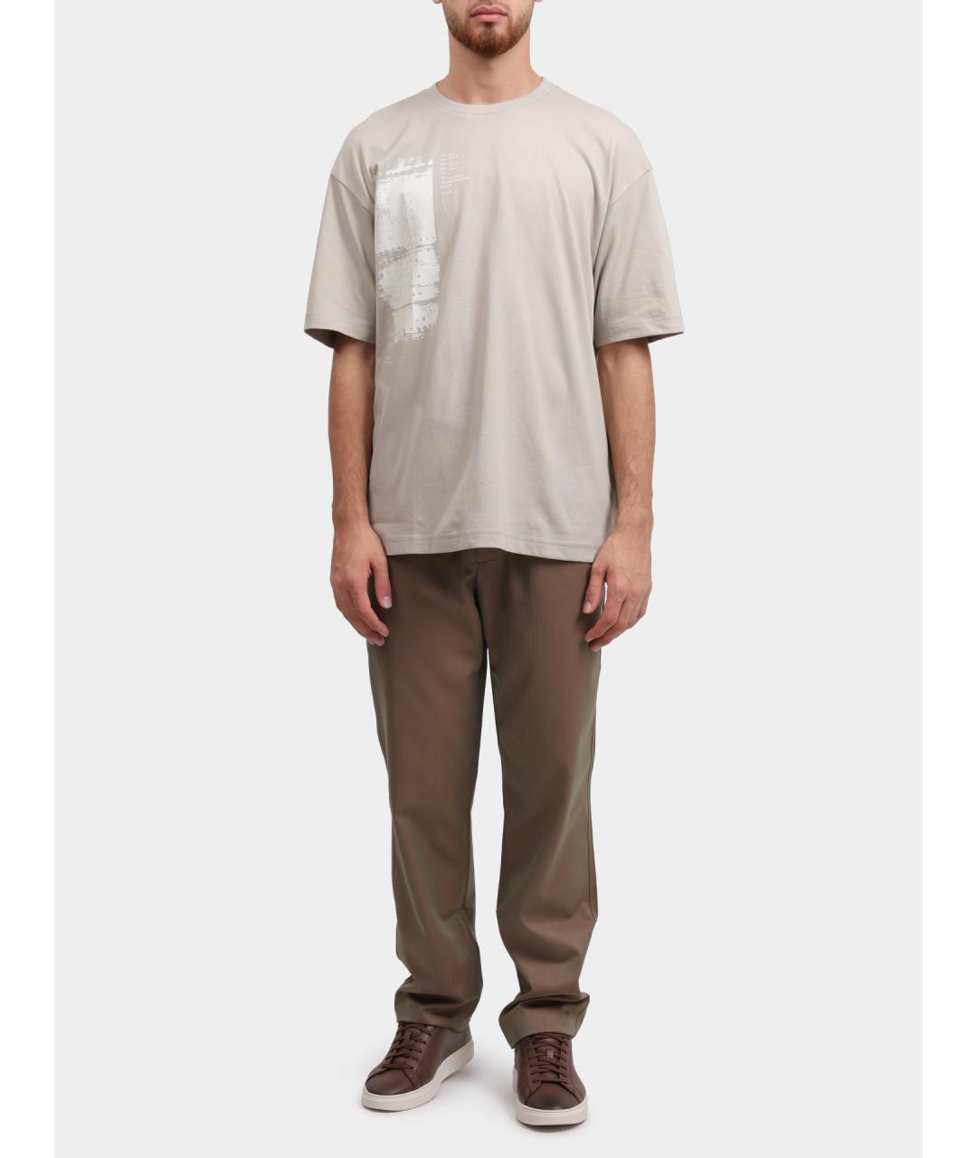 SEASE Коричневые повседневные брюки, фото 2