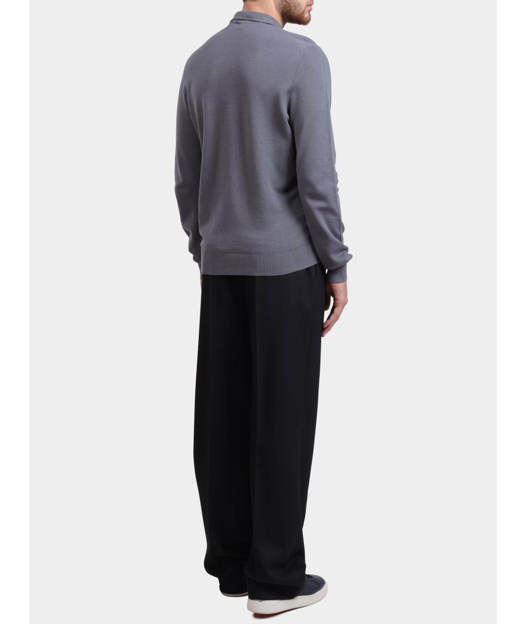 HUGO Серый джемпер / свитер, фото 5