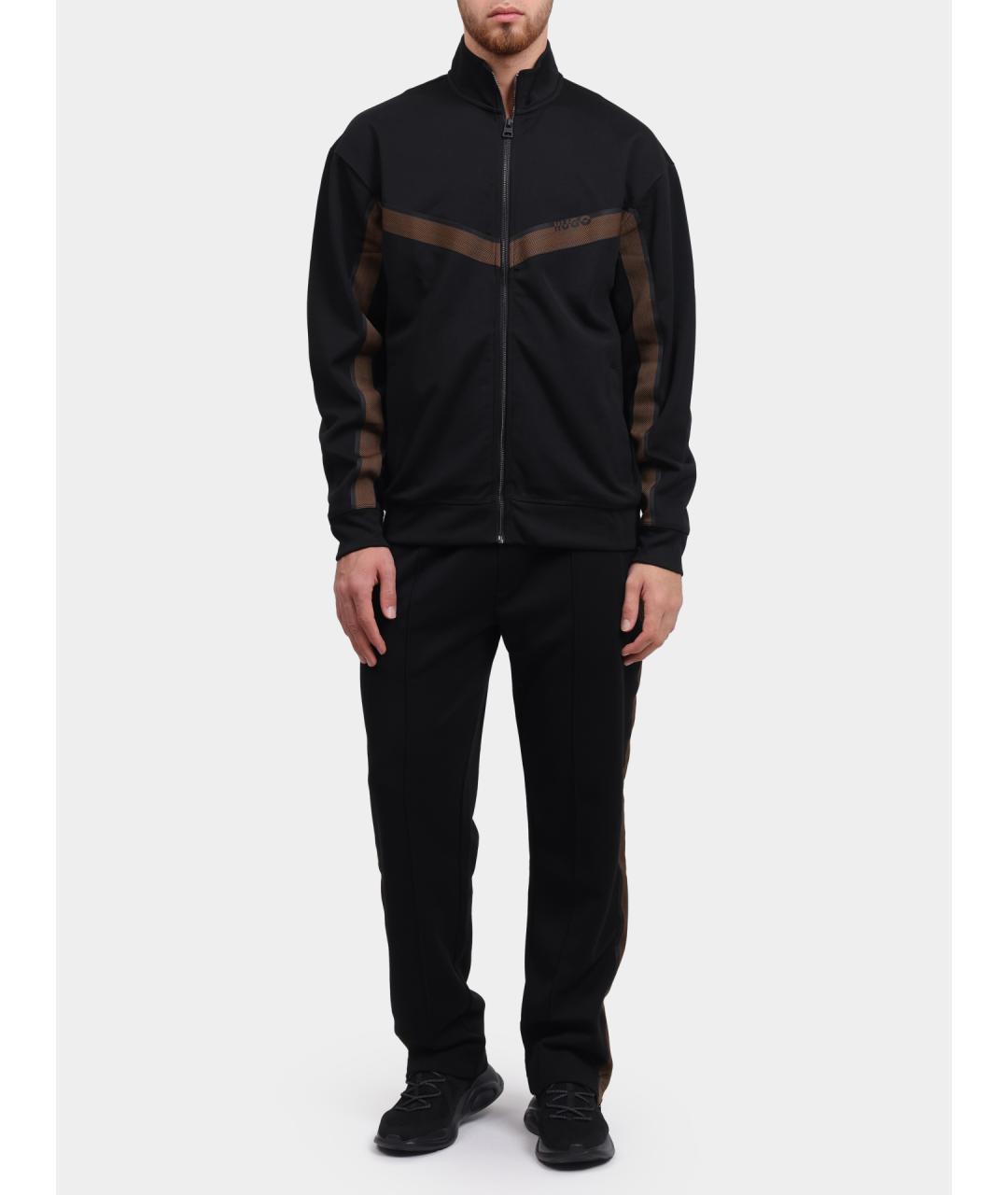 HUGO Черные повседневные брюки, фото 2