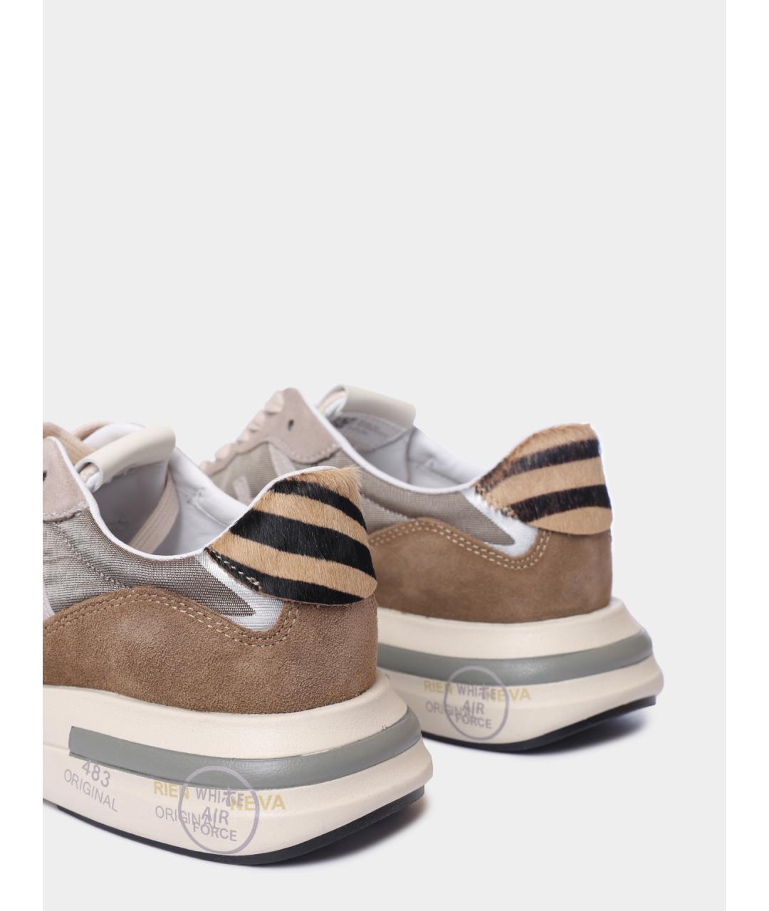 PREMIATA Мульти замшевые кроссовки, фото 4