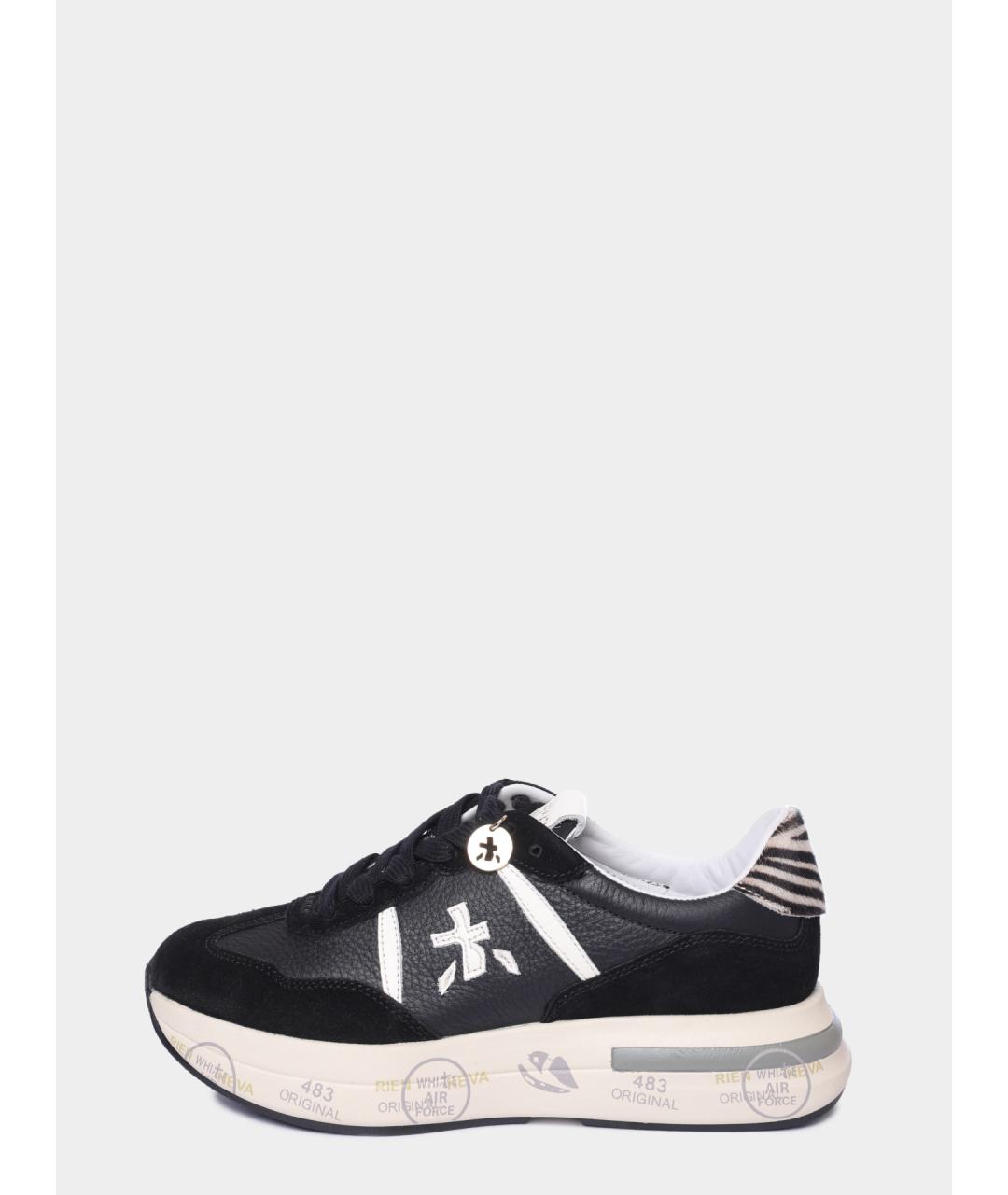 PREMIATA Черные кожаные кроссовки, фото 6
