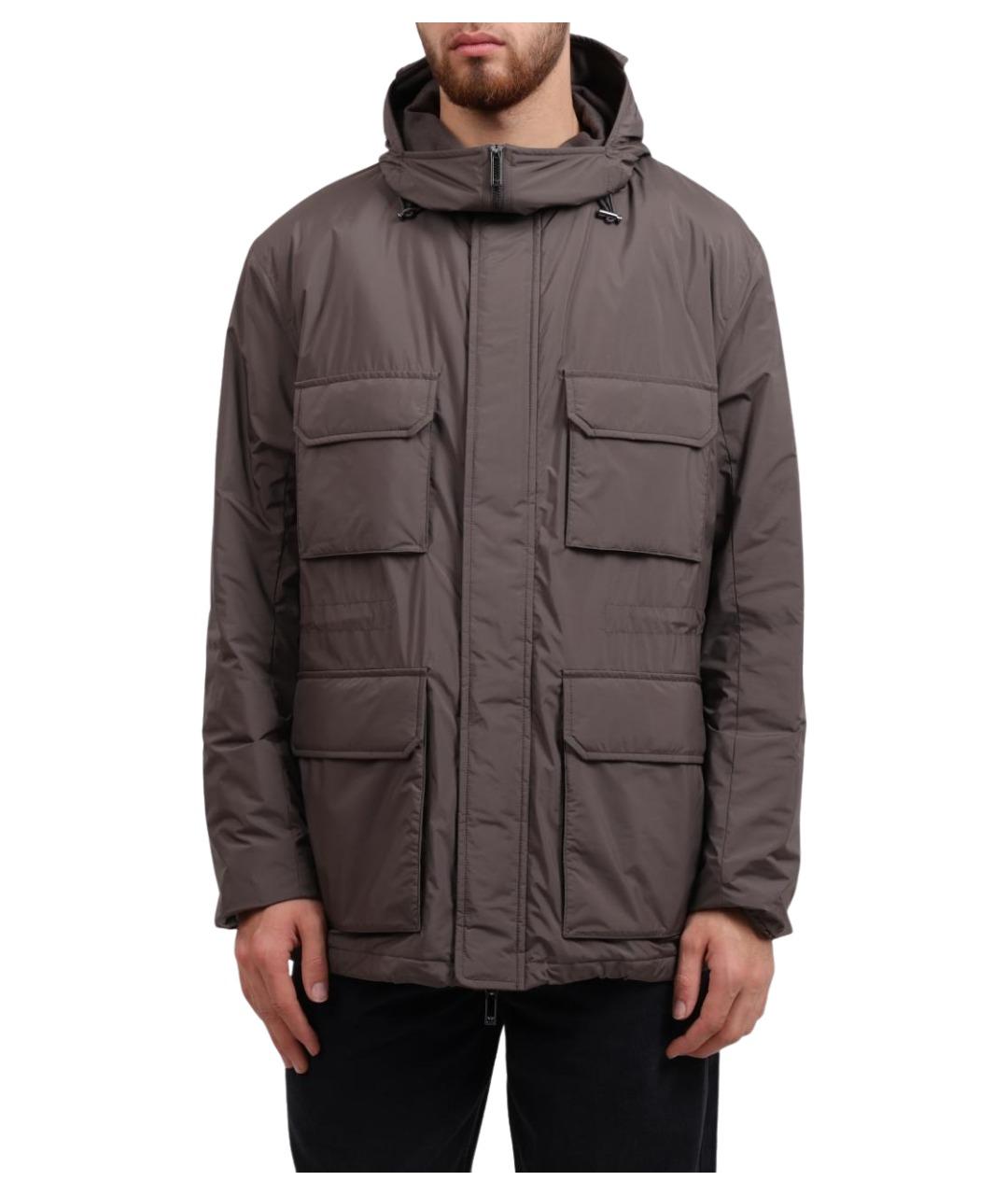 EMPORIO ARMANI Коричневая куртка, фото 1
