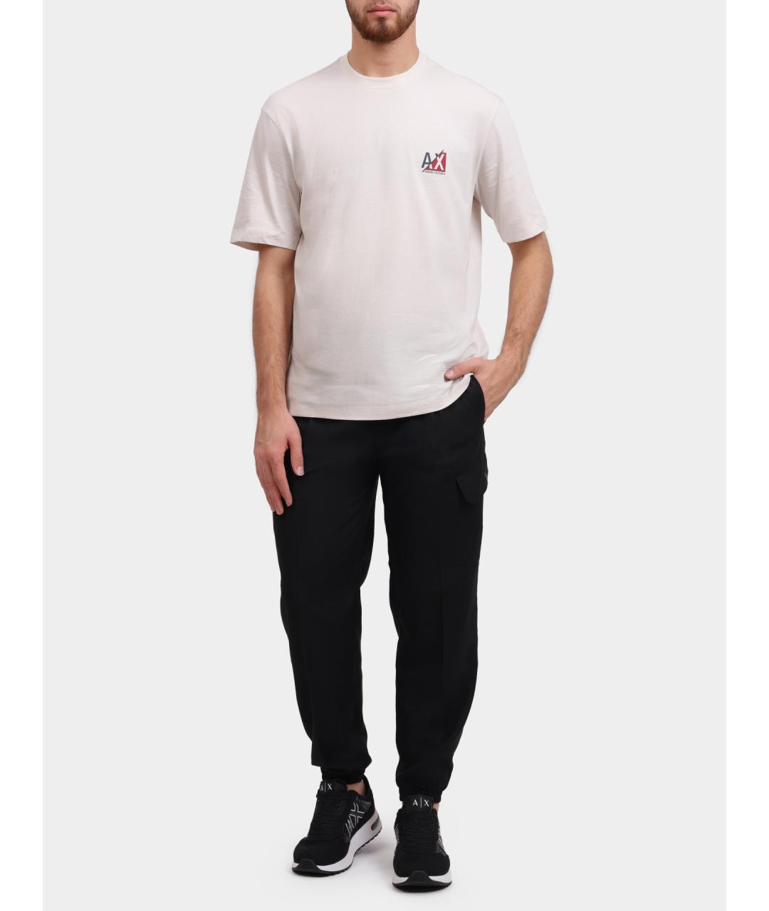 ARMANI EXCHANGE Черные повседневные брюки, фото 2