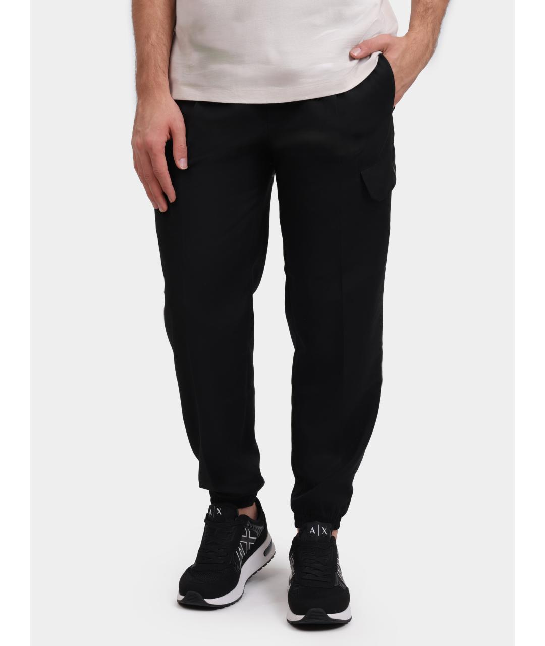 ARMANI EXCHANGE Черные повседневные брюки, фото 6