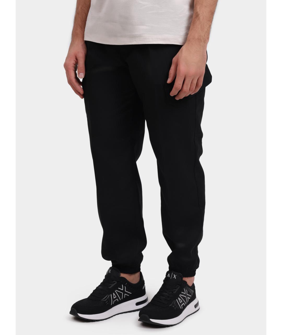 ARMANI EXCHANGE Черные повседневные брюки, фото 3