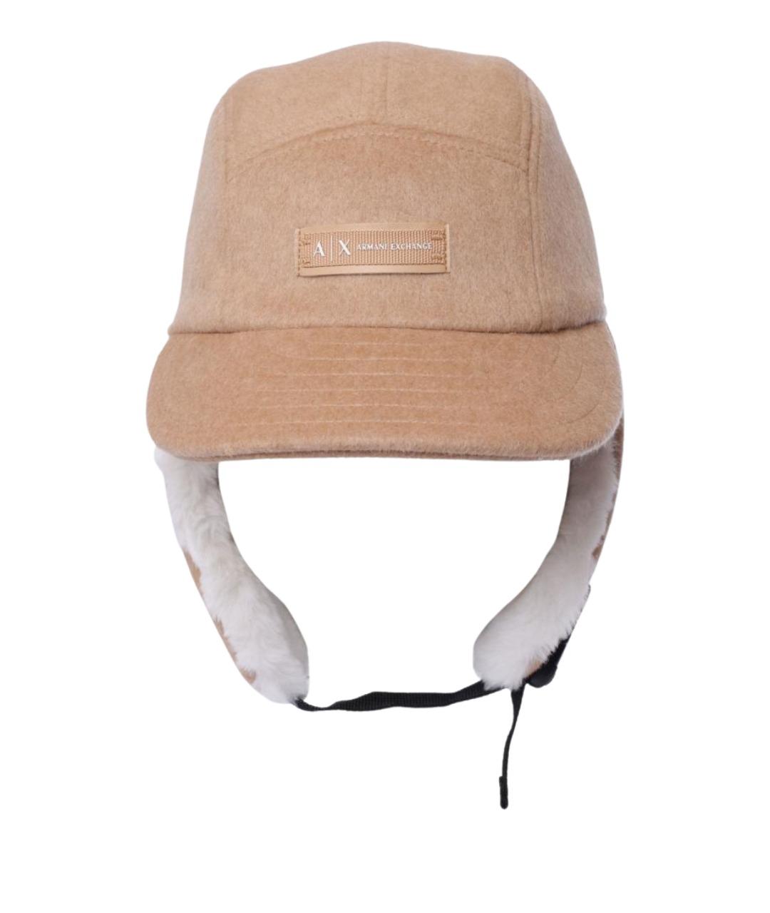 ARMANI EXCHANGE Бежевая кепка, фото 1