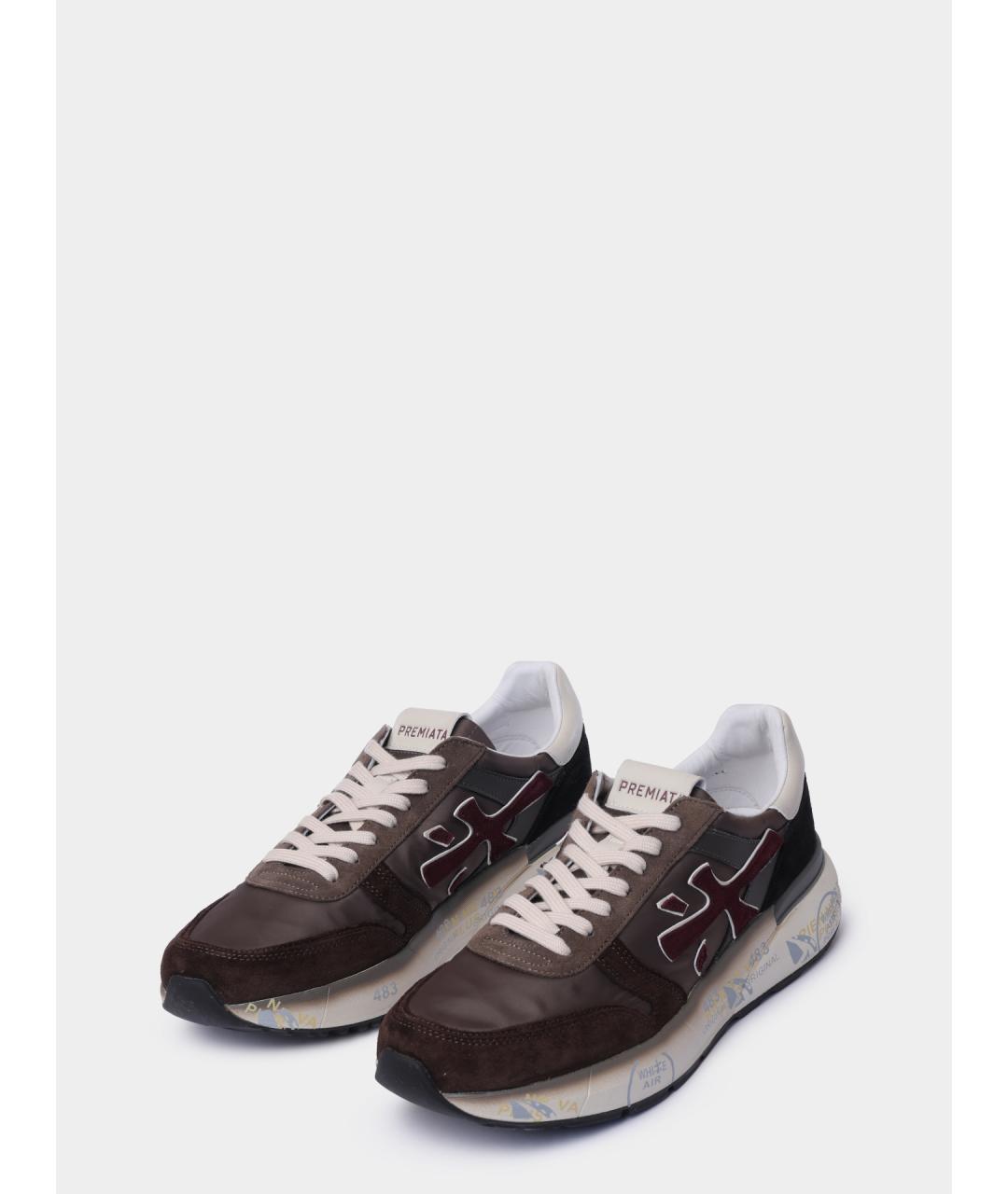 PREMIATA Замшевые низкие кроссовки / кеды, фото 2