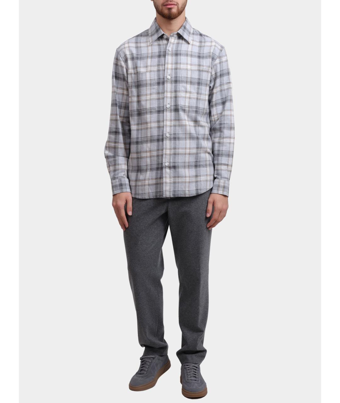 HUGO BOSS Серые повседневные брюки, фото 2