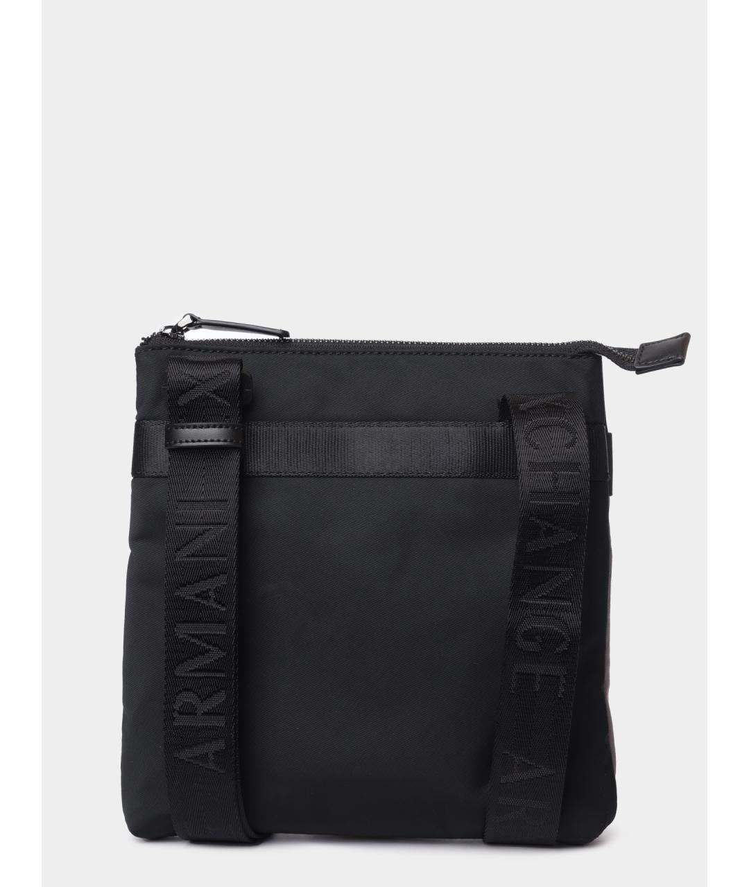 ARMANI EXCHANGE Серая тканевая сумка на плечо, фото 4