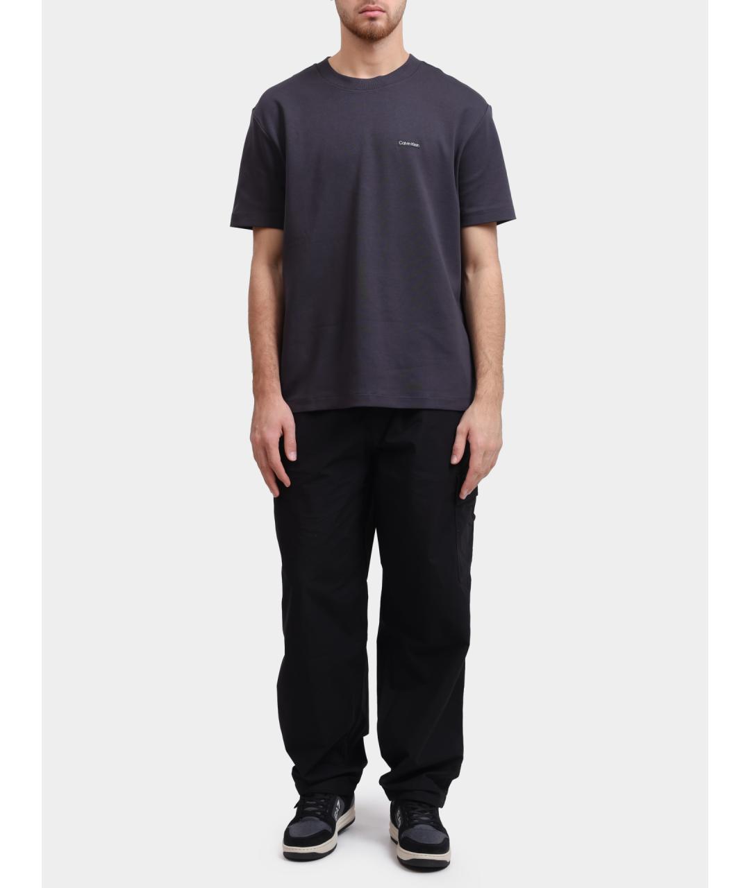 CALVIN KLEIN Черные повседневные брюки, фото 2