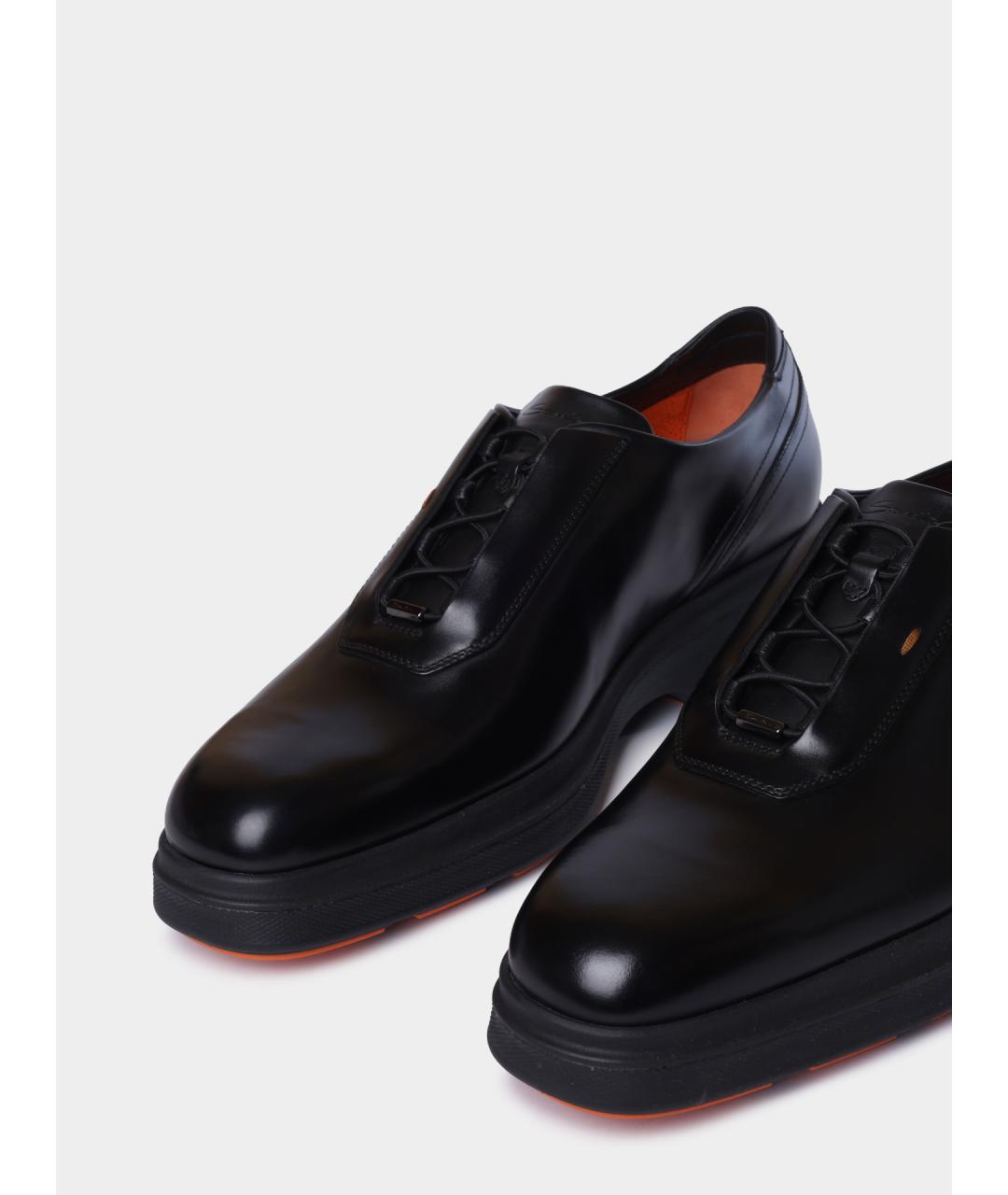 SANTONI Кожаные низкие ботинки, фото 3