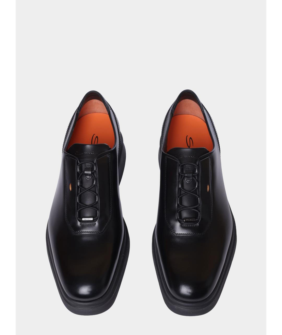 SANTONI Кожаные низкие ботинки, фото 5