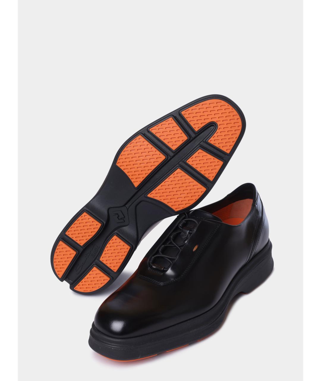 SANTONI Кожаные низкие ботинки, фото 4