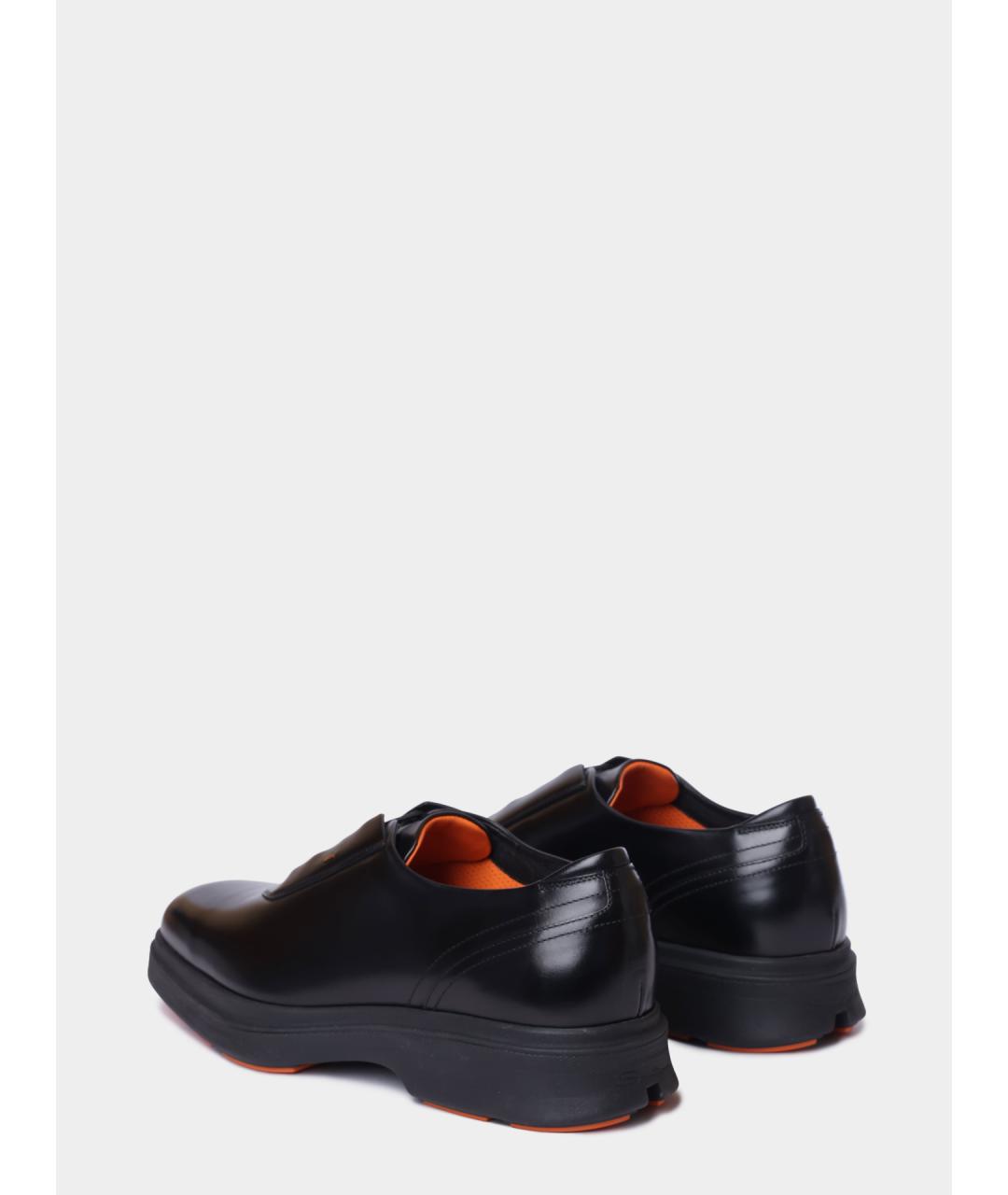 SANTONI Кожаные низкие ботинки, фото 6