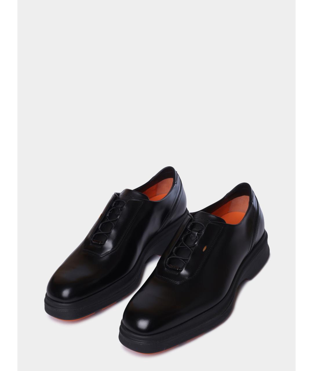 SANTONI Кожаные низкие ботинки, фото 2