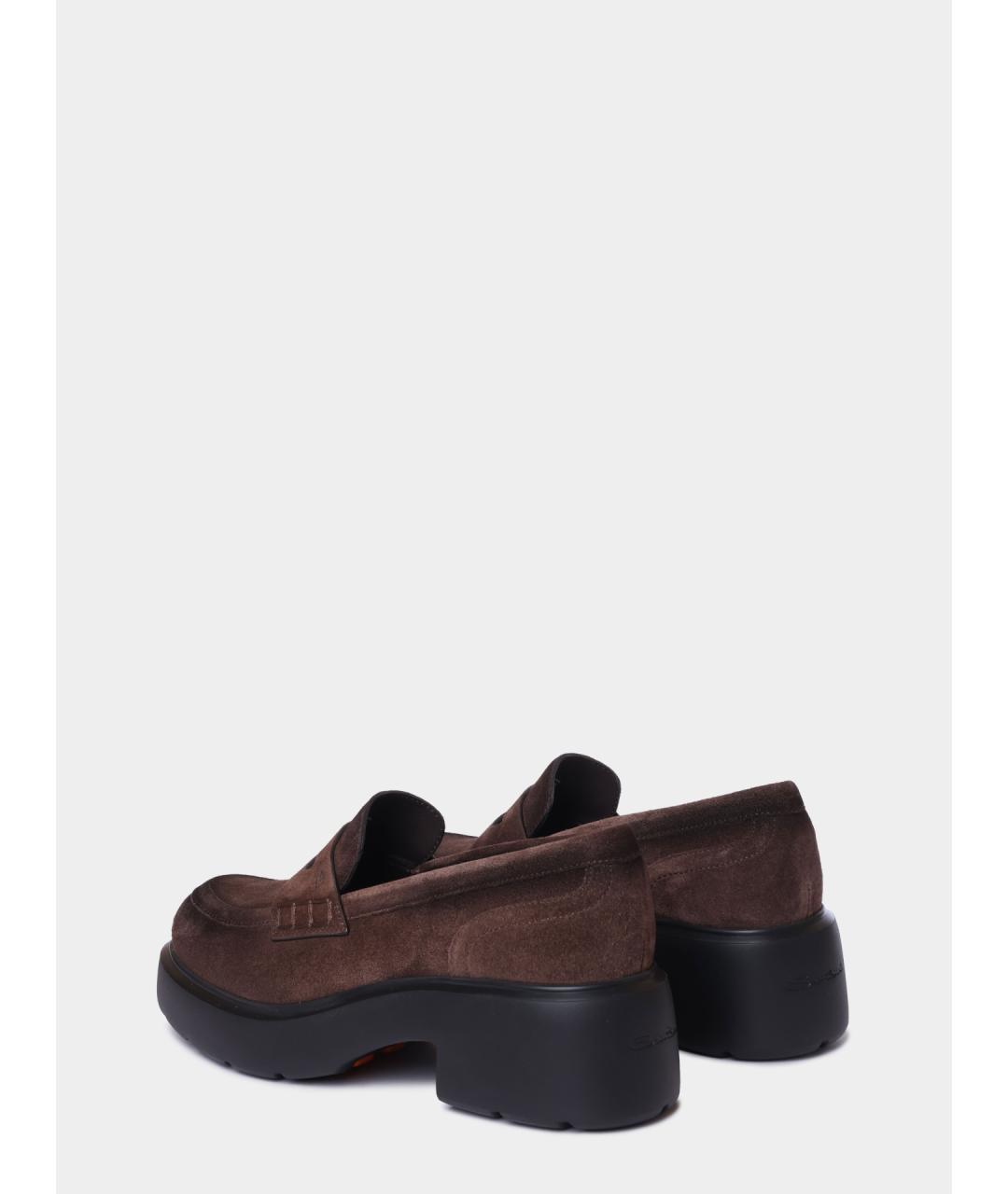 SANTONI Замшевые лоферы, фото 6