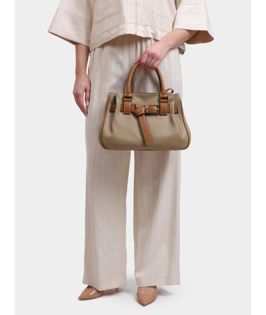 LIU JO Бежевая сумка через плечо, фото 2