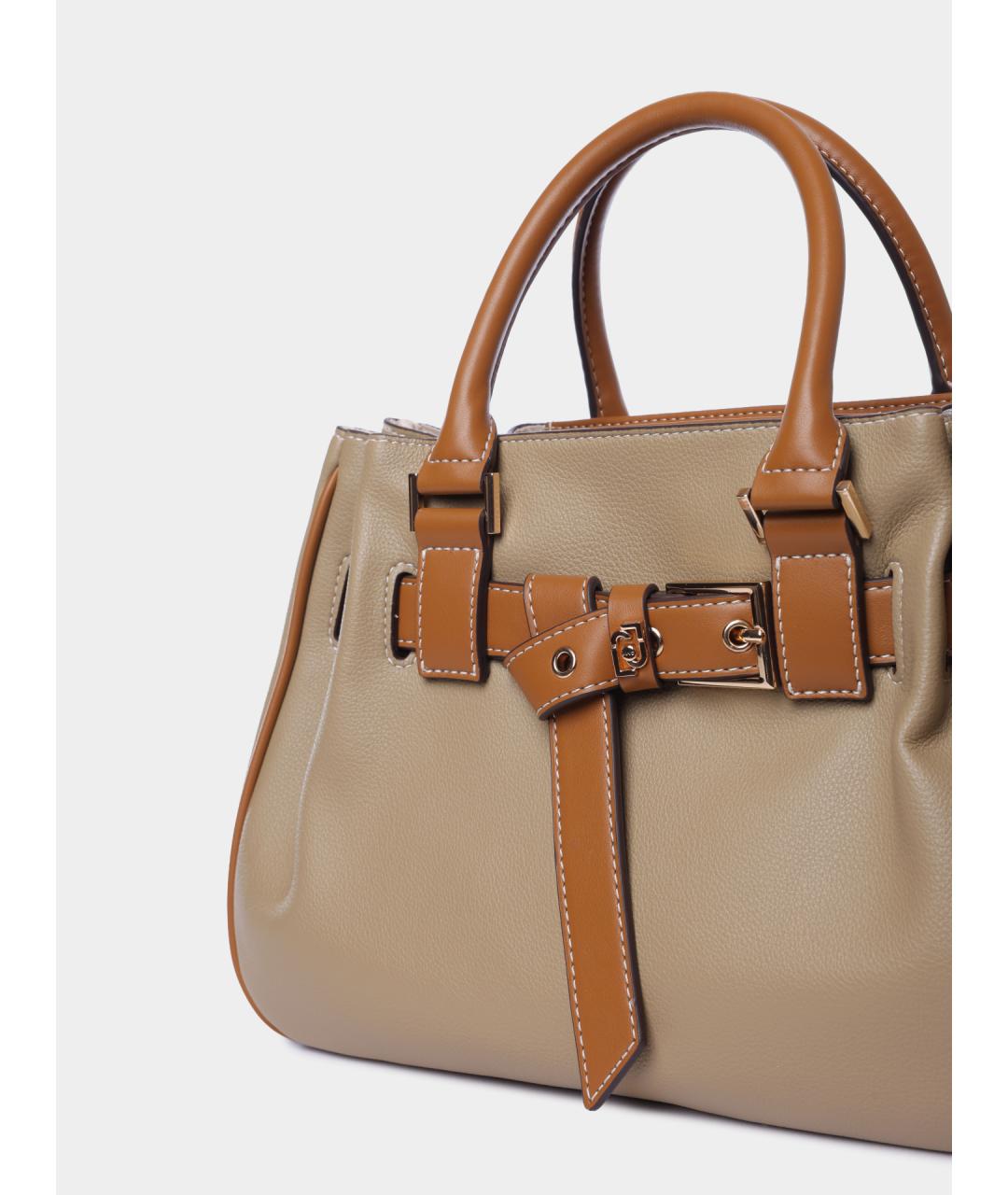 LIU JO Бежевая сумка через плечо, фото 4