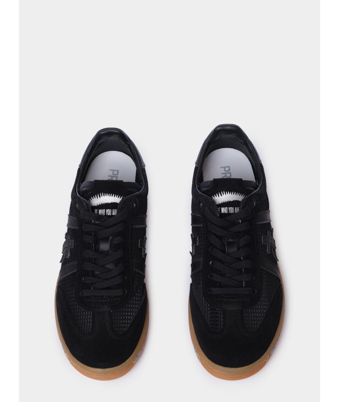 PREMIATA Черные низкие кроссовки / кеды, фото 3