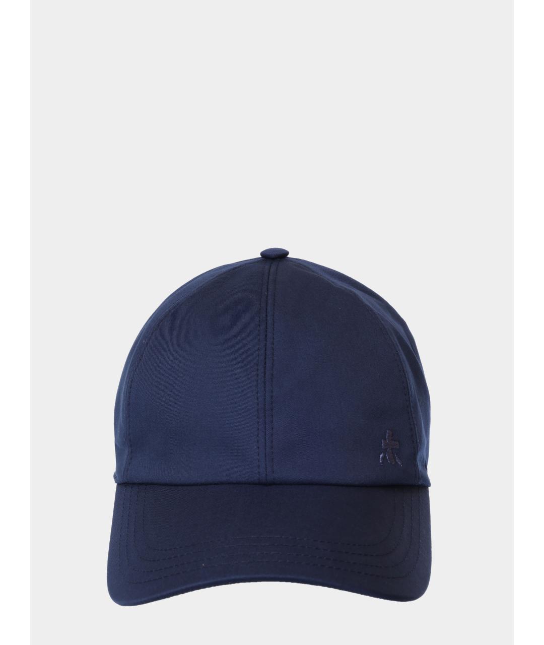 PREMIATA Темно-синяя хлопковая кепка/бейсболка, фото 4
