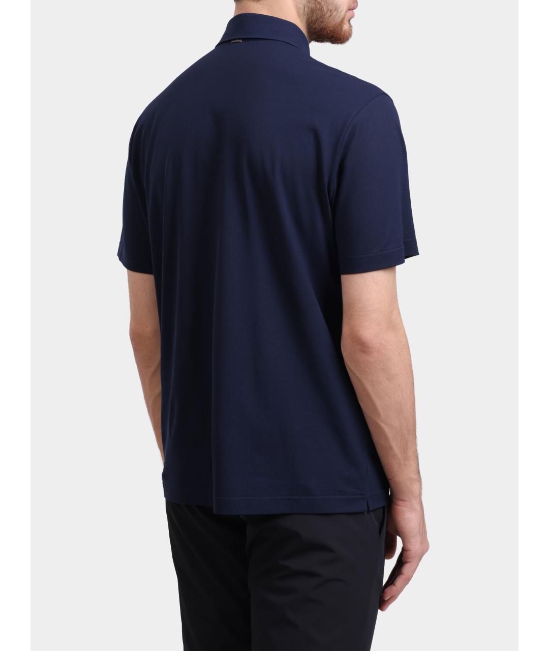 HERNO Хлопковое поло с коротким рукавом, фото 5