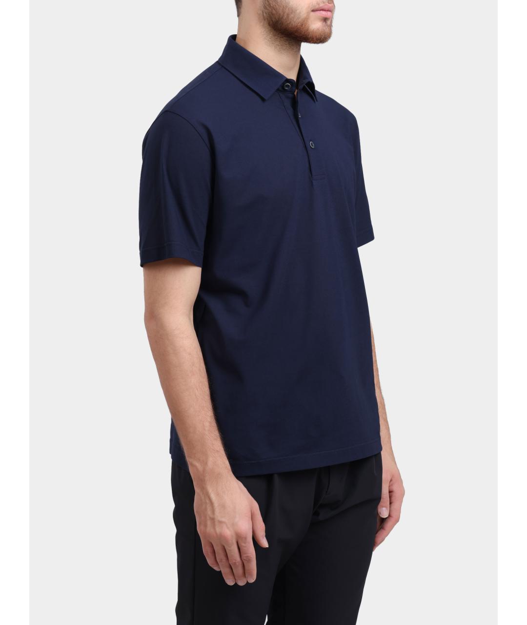 HERNO Хлопковое поло с коротким рукавом, фото 3