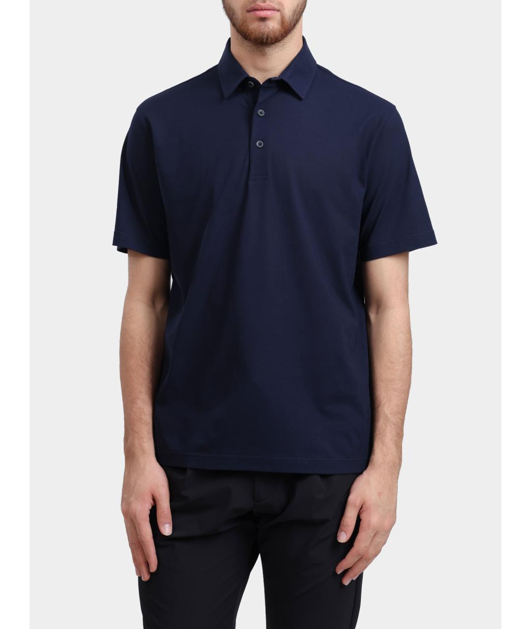 HERNO Хлопковое поло с коротким рукавом, фото 6
