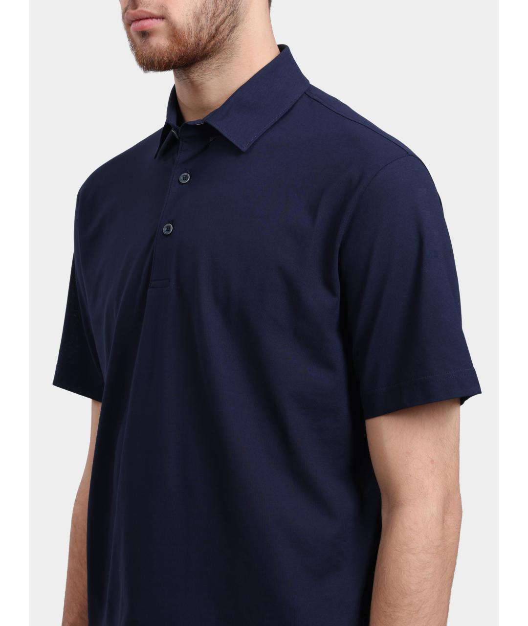 HERNO Хлопковое поло с коротким рукавом, фото 4