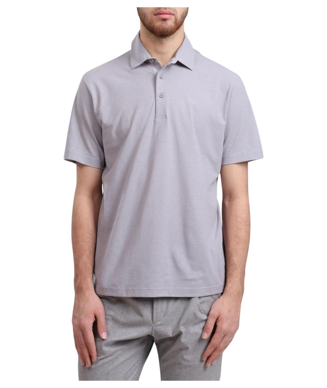 HERNO Хлопковое поло с коротким рукавом, фото 1