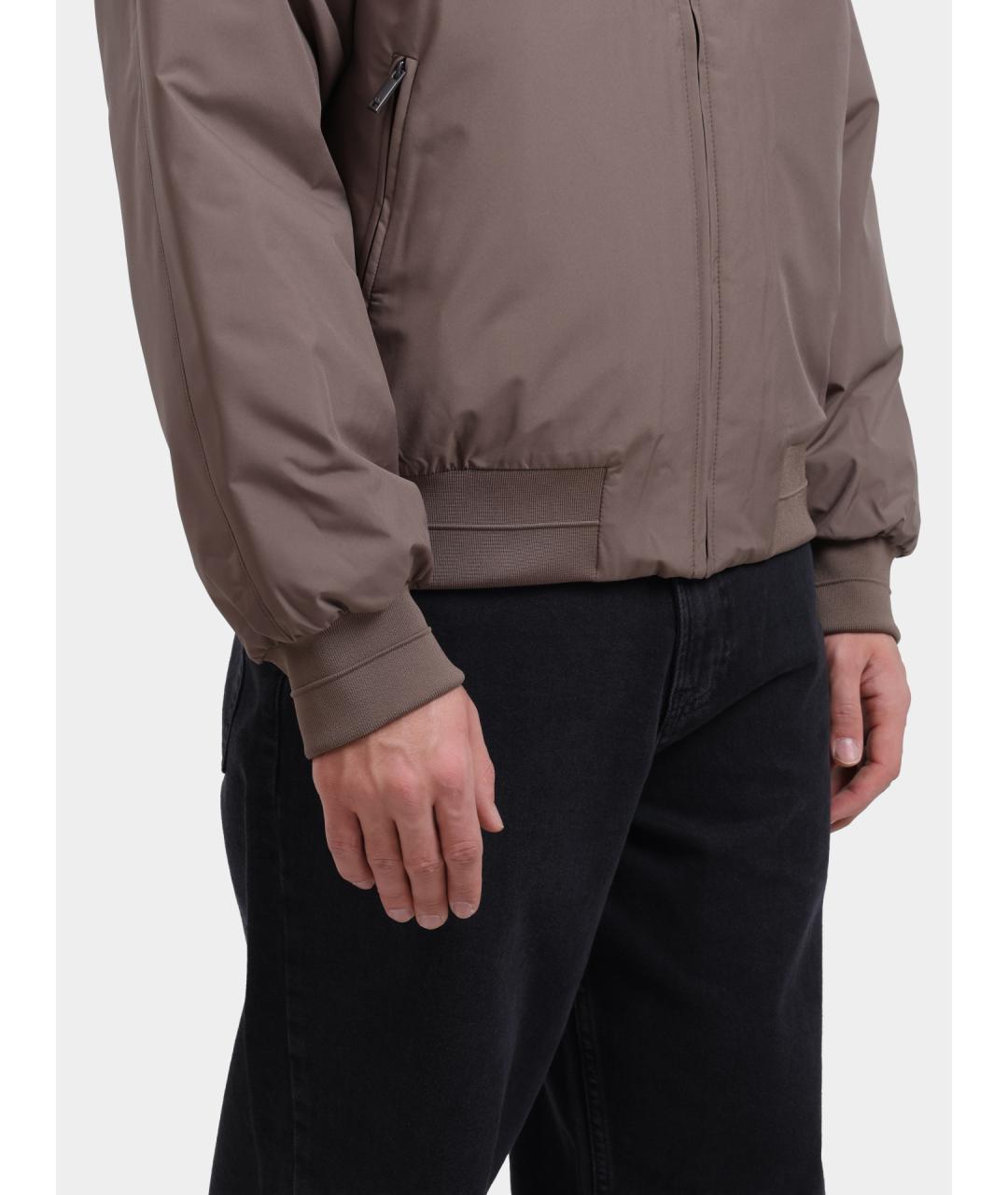 CALVIN KLEIN Коричневая куртка, фото 4