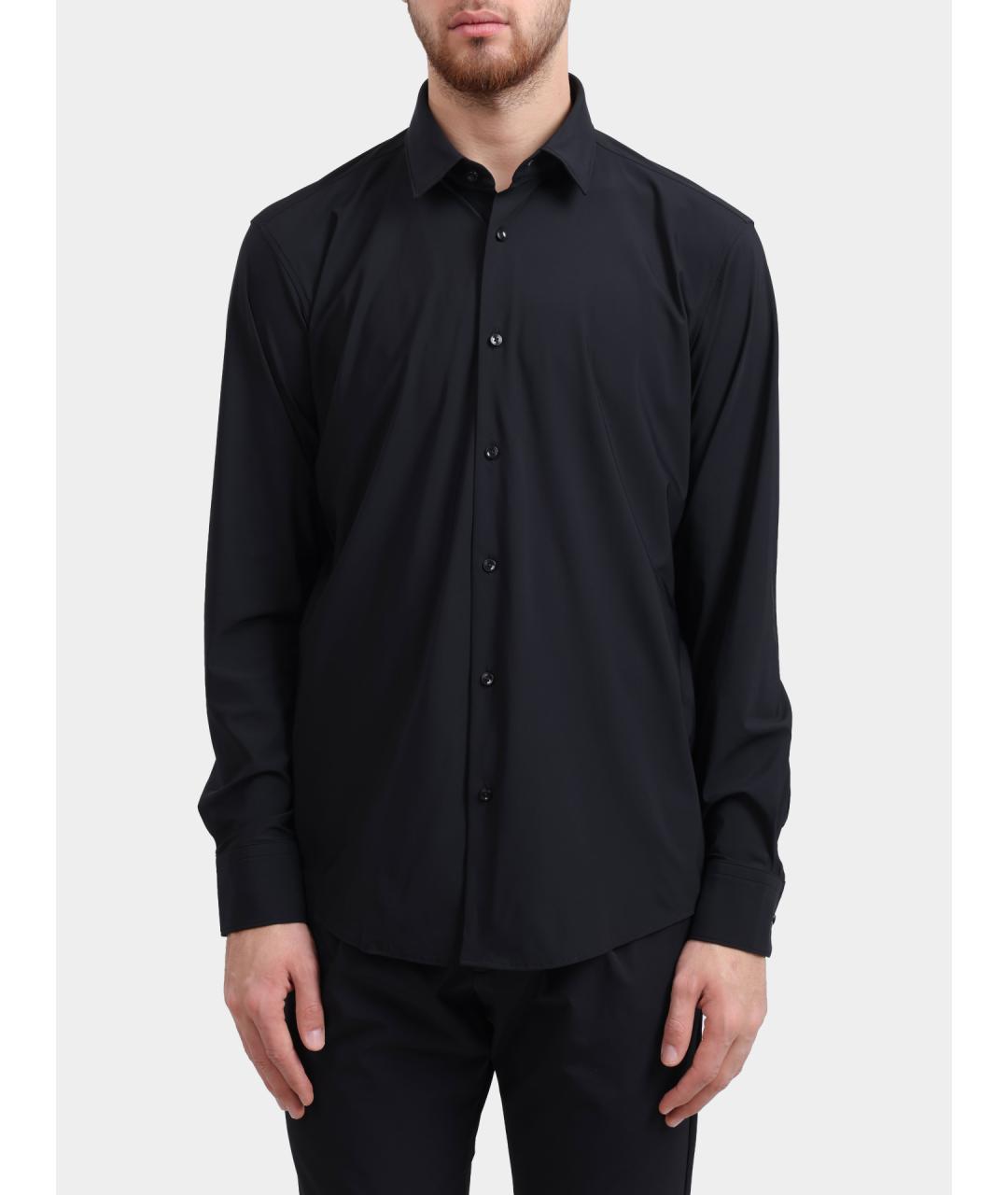 HUGO BOSS Черная кэжуал рубашка, фото 6