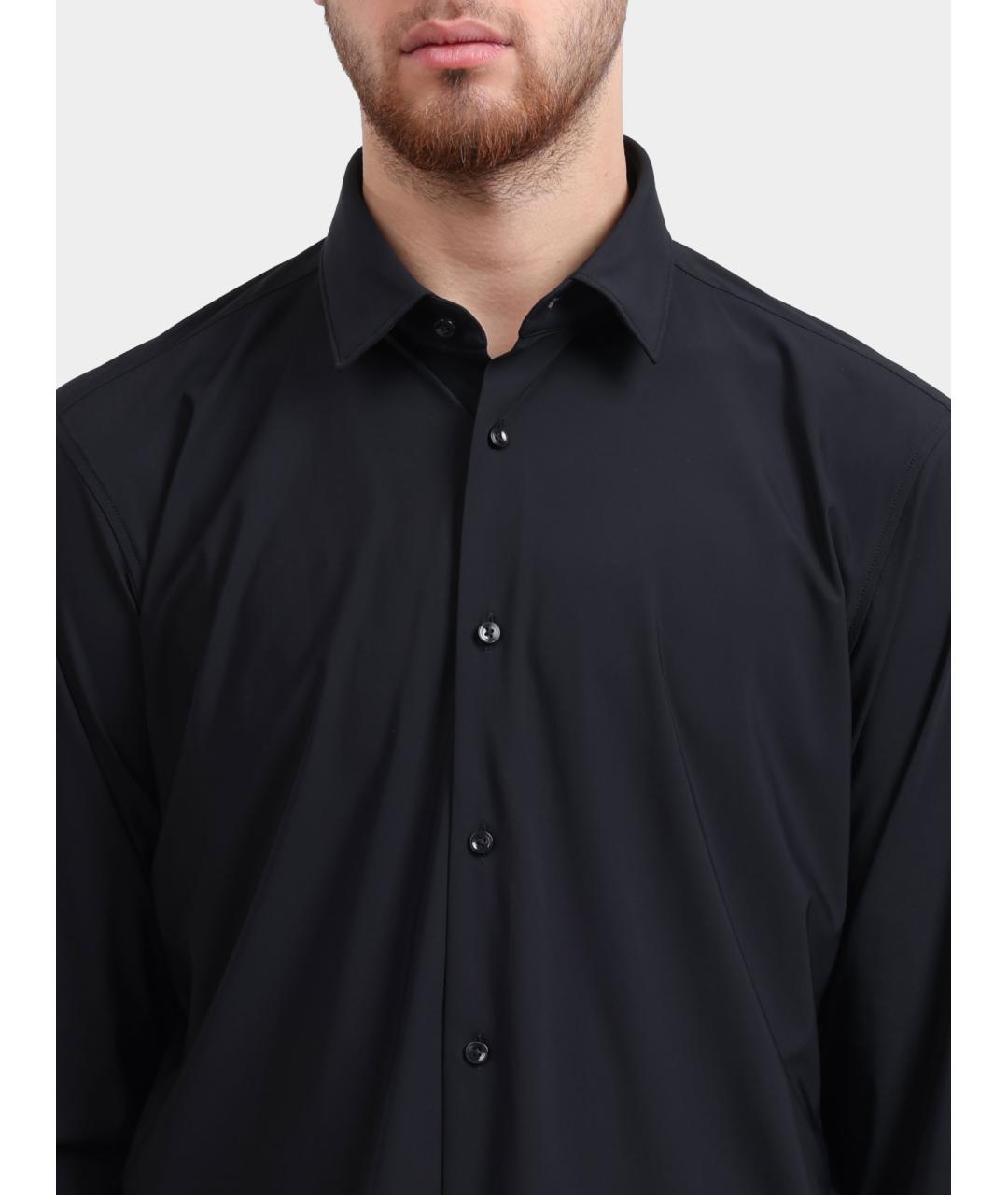HUGO BOSS Черная кэжуал рубашка, фото 3
