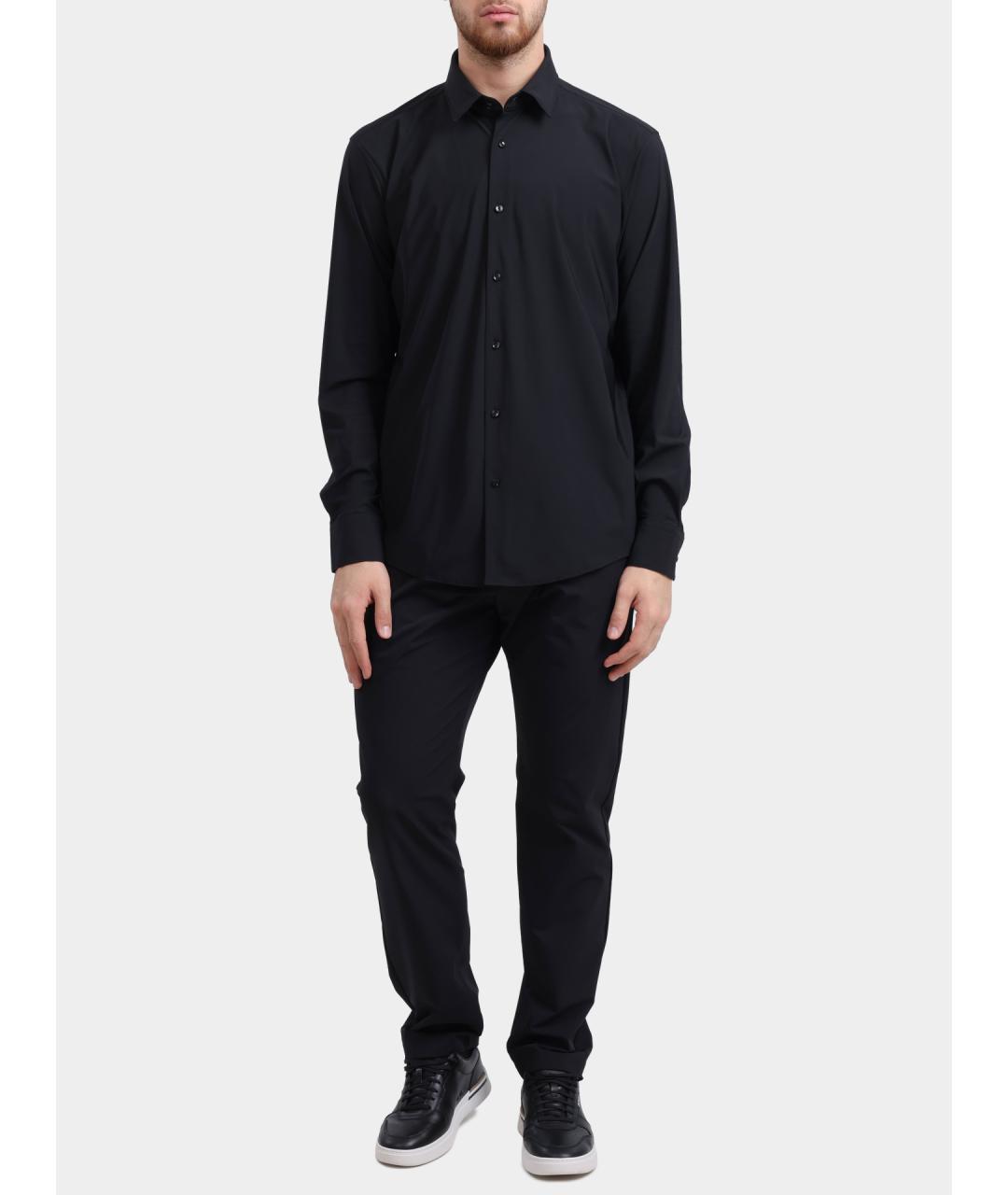 HUGO BOSS Черная кэжуал рубашка, фото 2