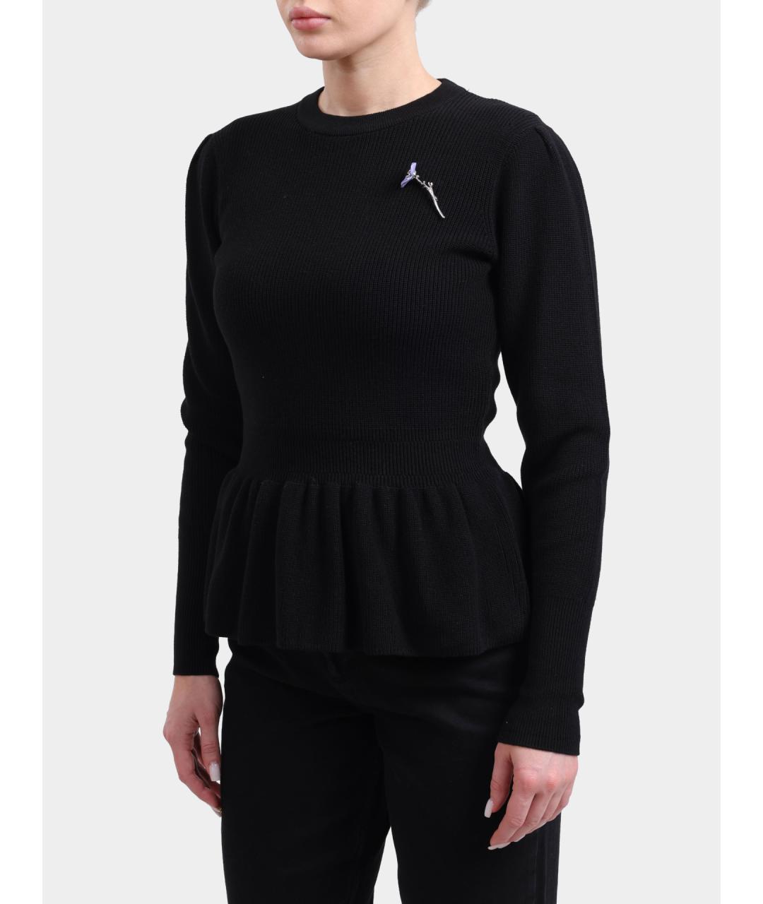 HUGO Черный джемпер / свитер, фото 3